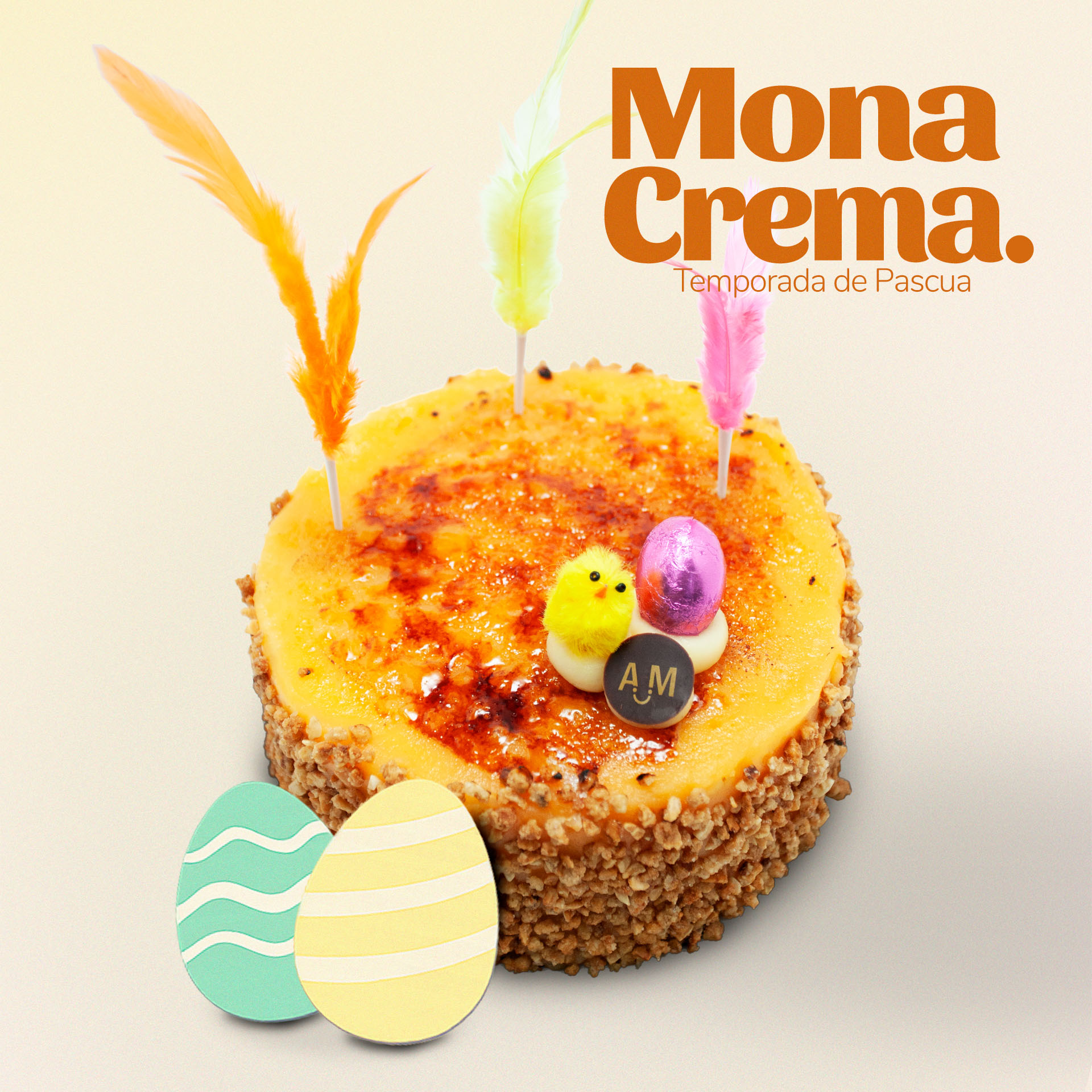 Mona de crema artesanal de AMiguitas